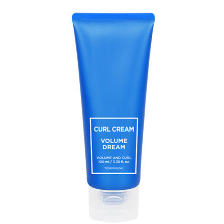 Tosowoong Volume Dream Curl Cream 100ml  Perfect curl UP for damaged, limp hair! Volume UP!  How to use 1. Put an appropriate amount on your palm, towel-dry, and apply a thin layer