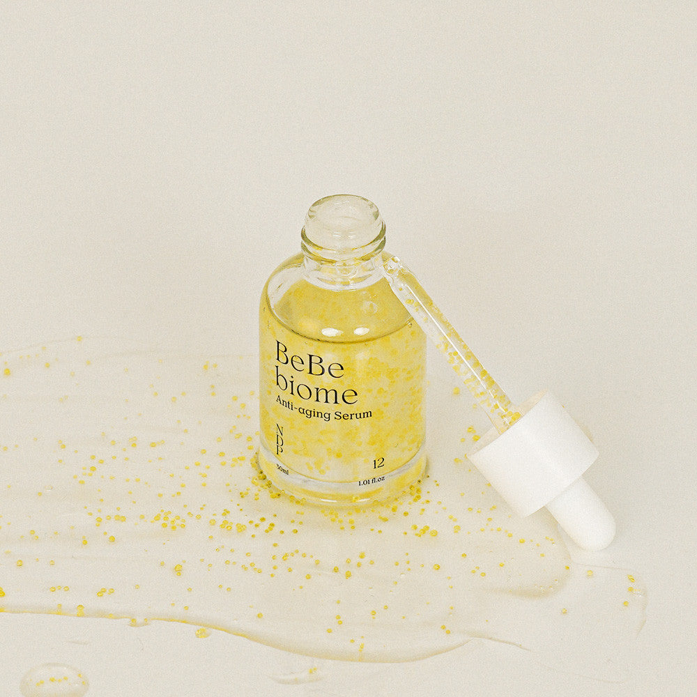 Natural Derma Project Bebebiome Anti-Aging Serum 30ml  Bebebiome Serum that gets younger every day  - Contains metabolites commonly found in baby skin - Provides antioxidant effect