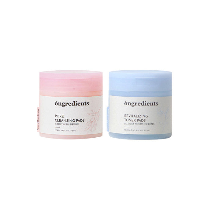 Ongredients Revitalizing Toner Pads/Pore Cleansing Pads 60ea