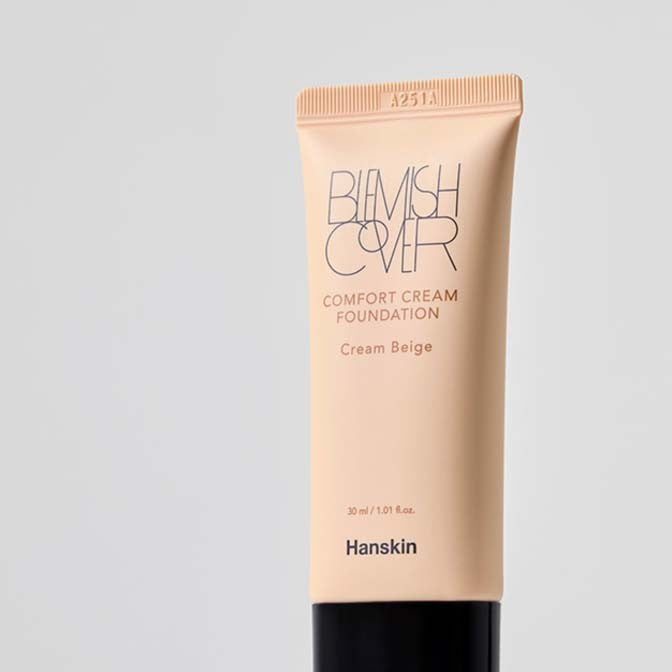 Hanskin Blemish Cover Comfort Cream Foundation 30ml