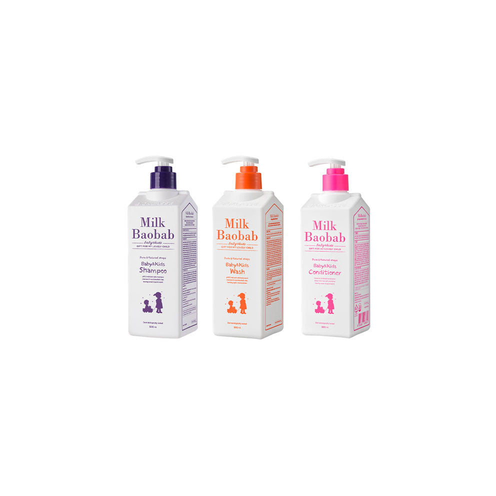 Milk Baobab Baby & Kids Shampoo/Wash/Conditioner 500ml