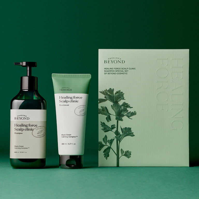 BEYOND Healing Force Scalp Clinic Shampoo & Treatment Set