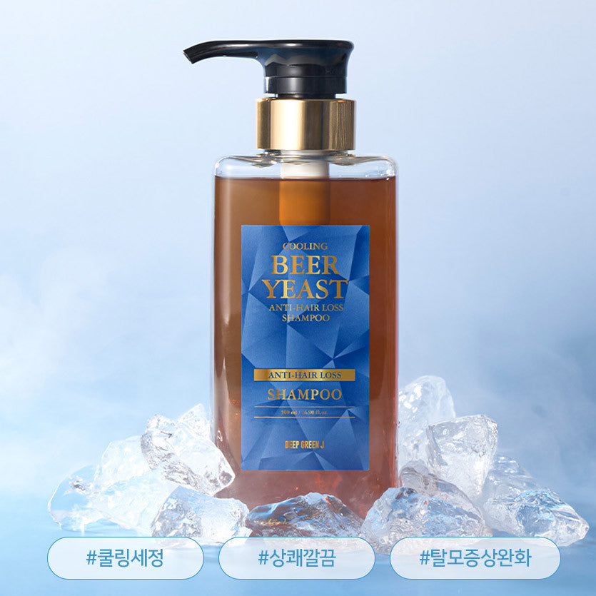 JSOOP Deep Green J Beer Yeast Cooling Anti-Hair Loss Shampoo 500ml