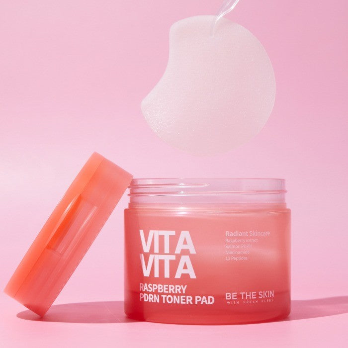 be the skin Vita Vita Raspberry PDRN Toner Pad 120ml