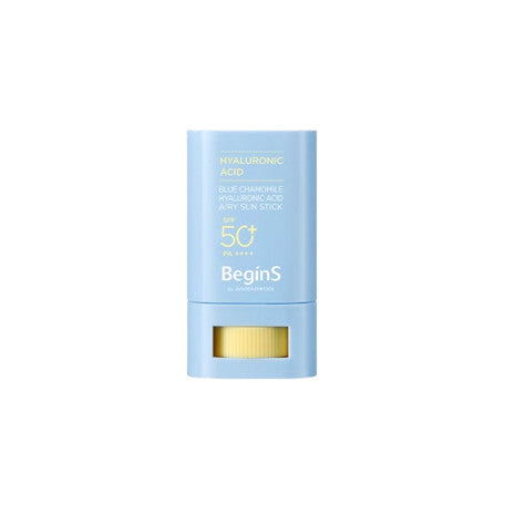 Begins by JUNGSAEMMOOL Blue Chamomile Hyaluronic Acid Airy Sun Stick 15g