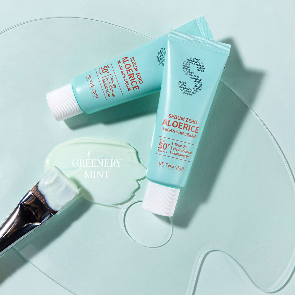 be the skin Sebum Zero Aloerice Vegan Suncream 50ml