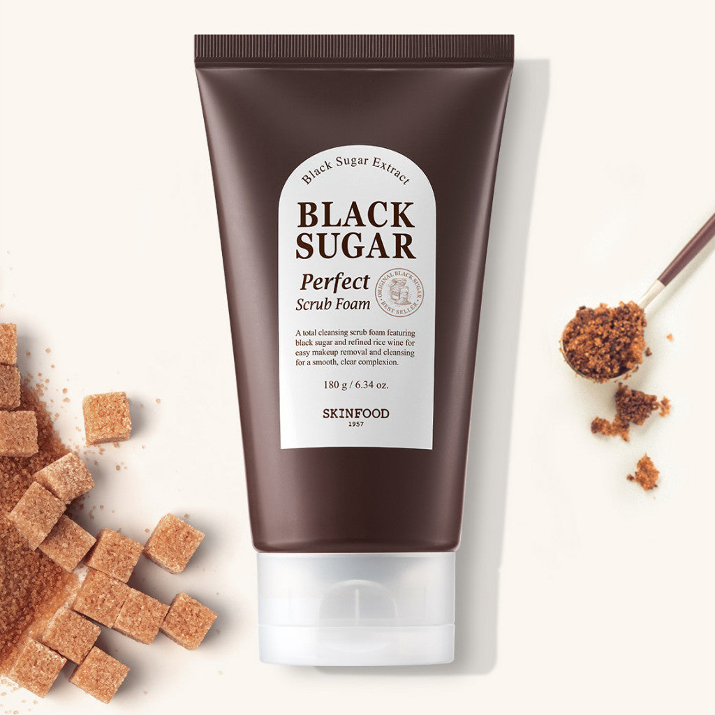 SKINFOOD Black Sugar Perfect Scrub Foam 180g