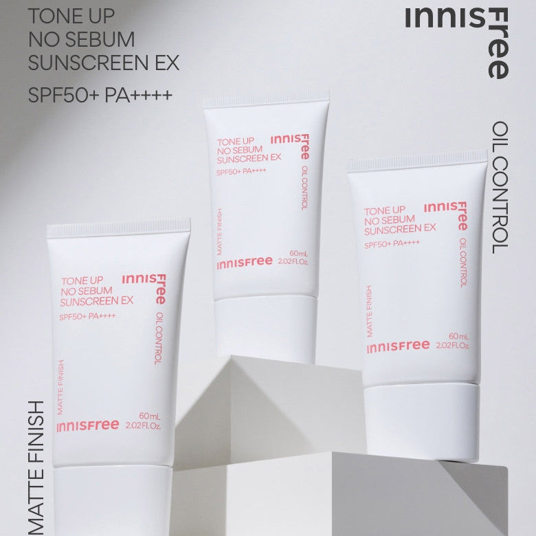 Innisfree Tone Up No Sebum Sunscreen EX SPF 50+ PA++++ 60mL