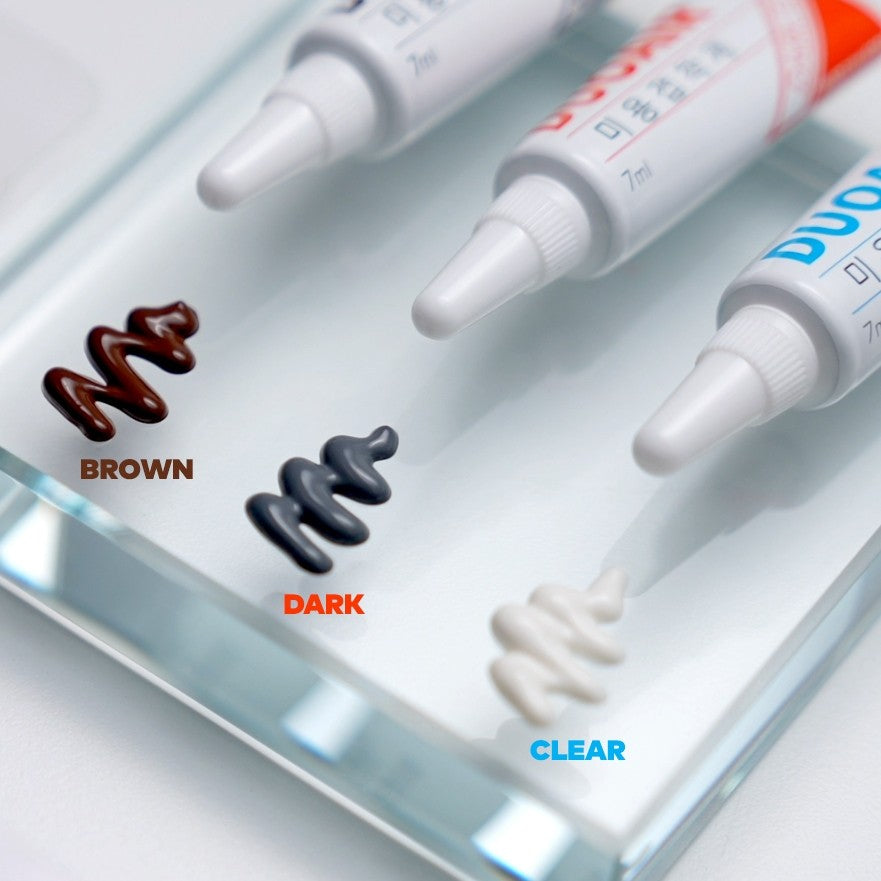 DUO AIR Eyelash Adhesive CLEAR / DARK / BROWN 7ml False Eyelash Glue (made in Korea)