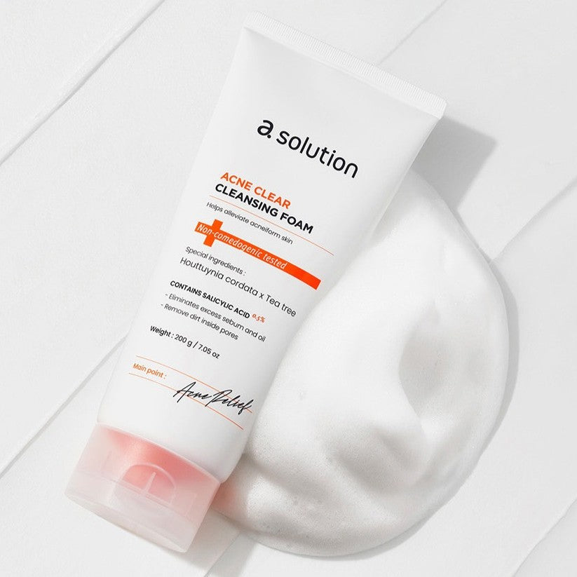 asolution Acne Clear Cleansing Foam 200g