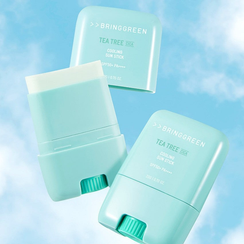 BRING GREEN Tea Tree Cica Cooling Sun Stick 22g / SPF50+ PA++++