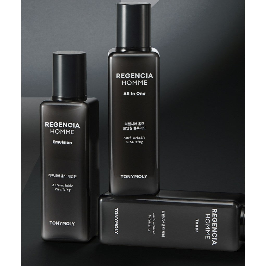 TONYMOLY Regencia Homme Toner/Emulsion/All-in-one Fluid 130ml/120ml/Skin soothing care and moisturizing at the same time Creates smooth and elastic skin.